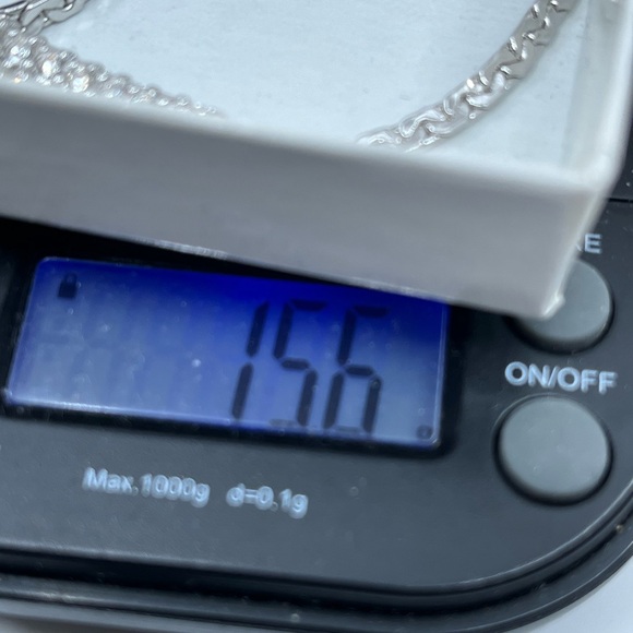 Swarovski Elements White Gold Plated Crystal Pave Bar Necklace, 16" - Picture 15 of 17